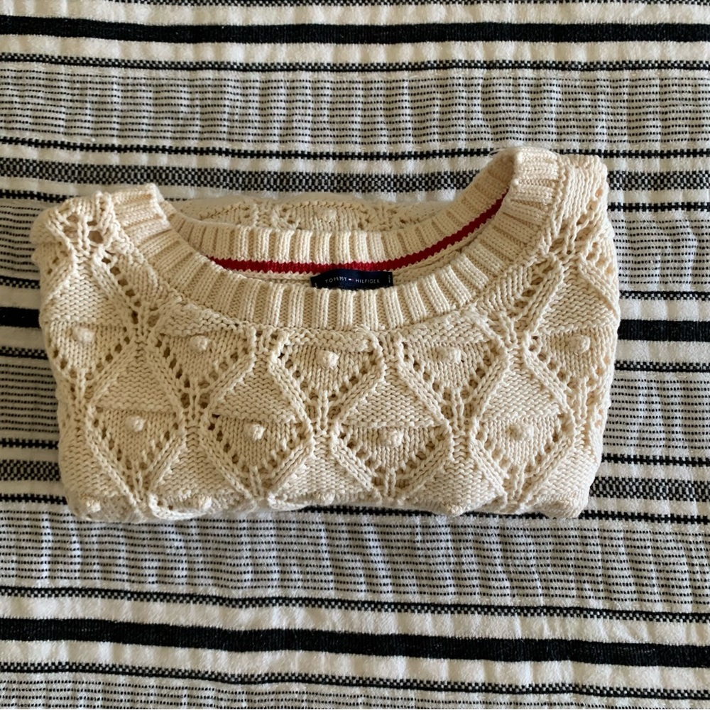 Tommy Hilfiger Cable Knit Sweater cream - Picture 2 of 13
